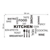 Modern Kitchen Restaurant Vinyl Stickers Decals